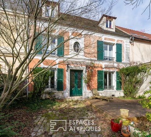La maison de maître dans le centre historique de Chilly-Mazarin
