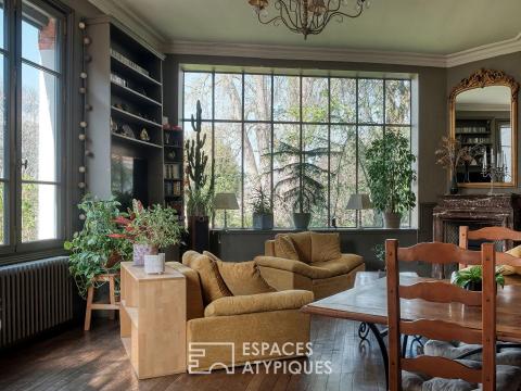 Maison de caractère en coeur de ville avec jardin et revenus locatifs