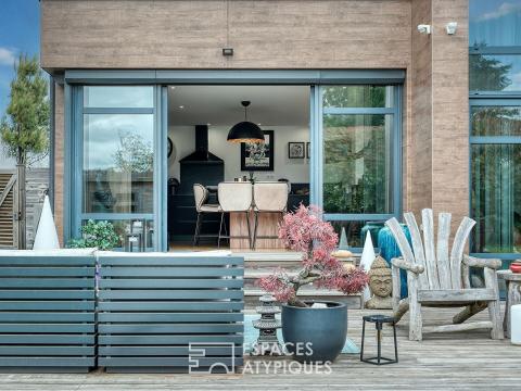 Maison d&rsquo;architecte contemporaine avec piscine