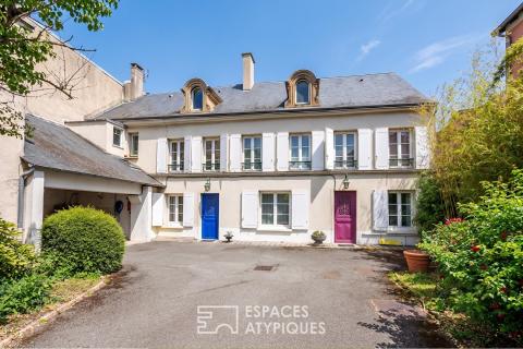La maison historique en plein centre ville avec grand jardin sans vis-à-vis
