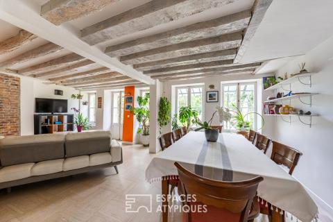 La maison historique en plein centre ville avec grand jardin sans vis-à-vis