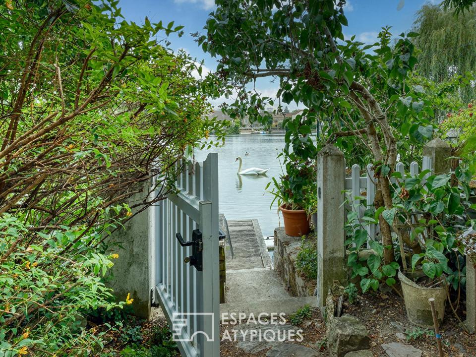 La maison au bord de l'étang