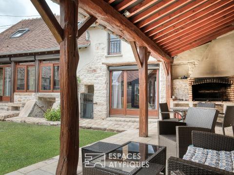Maison en pierre alliant cachet de l&rsquo;ancien et confort contemporain