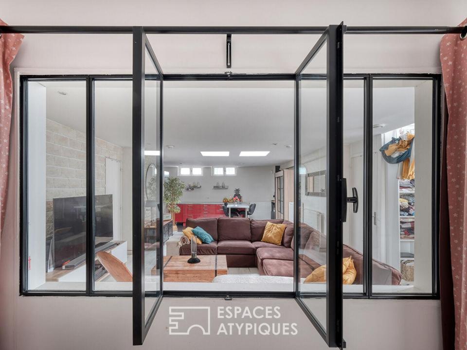 Loft avec véranda au Hameau de la Roche