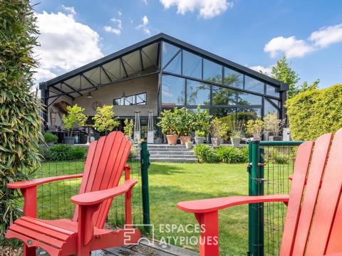 Loft d&rsquo;exception avec jardin et piscine intérieure