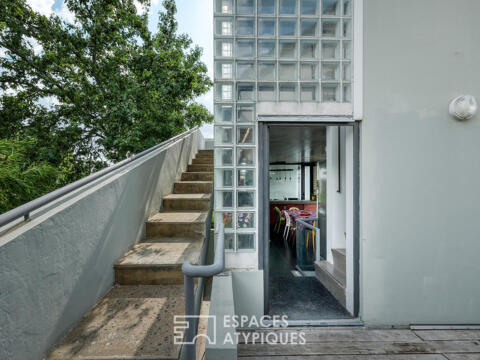 Maison en meulière avec extension d&rsquo;architecte