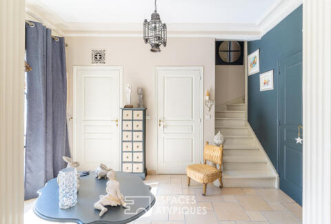 Maison contemporaine dans une ancienne ferme rénovée du XVIIIème siècle