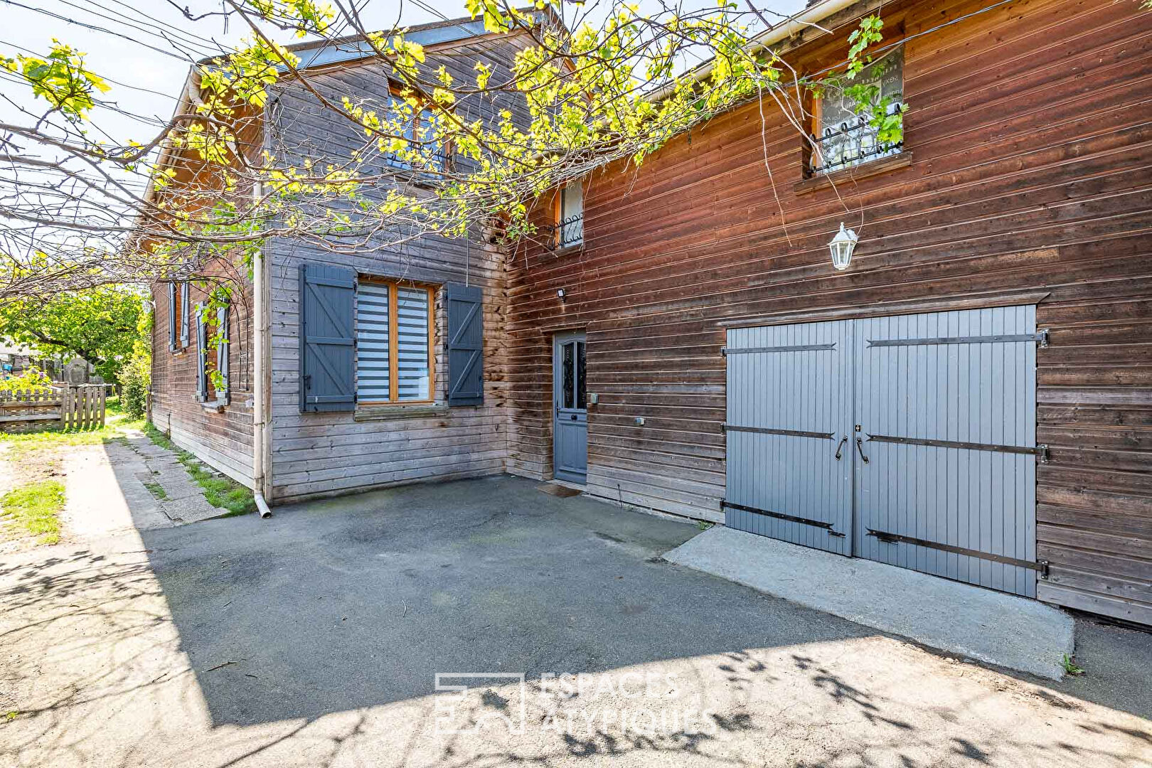 La maison familiale en Bois.