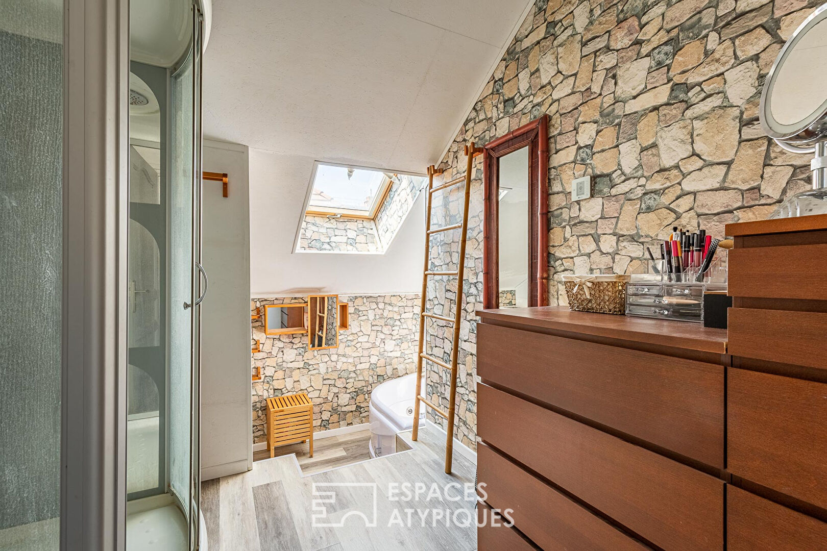 La maison familiale en Bois.