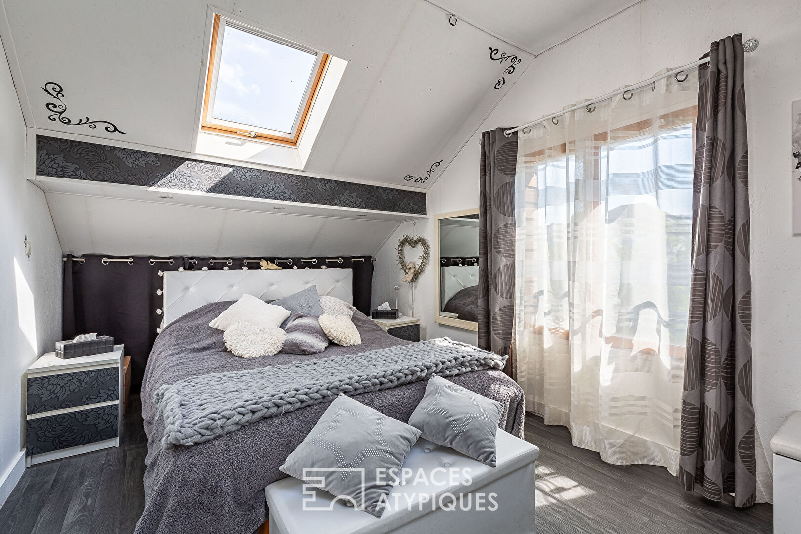 La maison familiale en Bois.