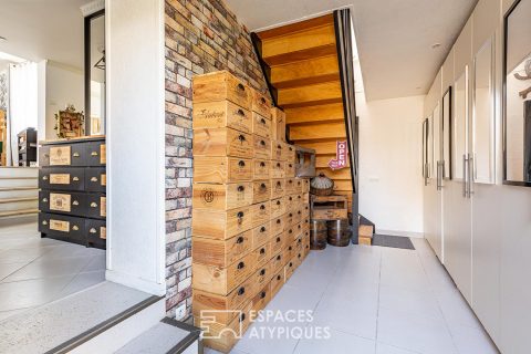 La maison familiale en Bois.