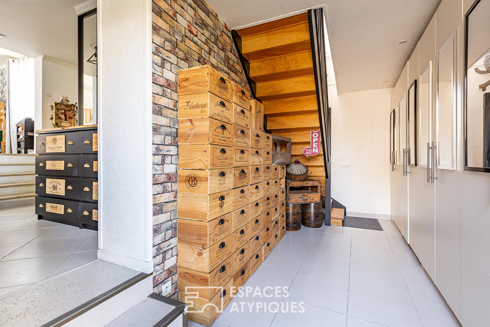 La maison familiale en Bois.