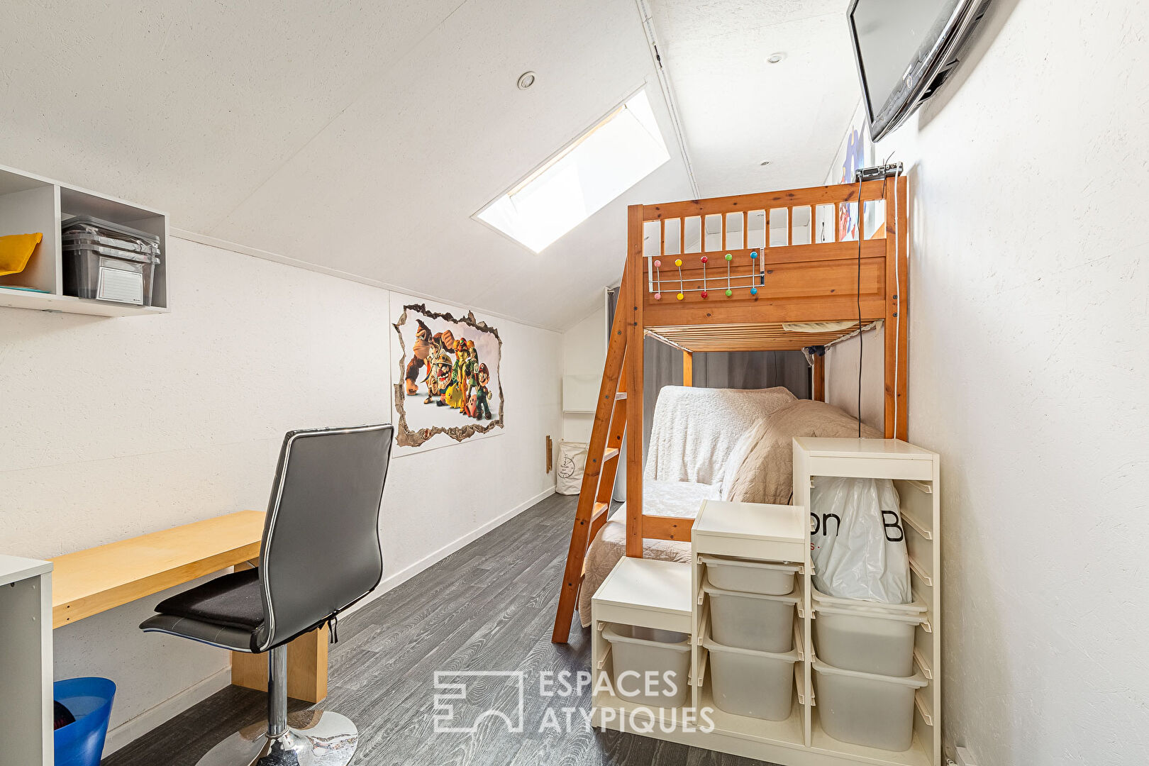 La maison familiale en Bois.