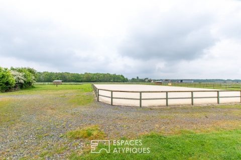 Haras et longère rénovée en Sud Touraine