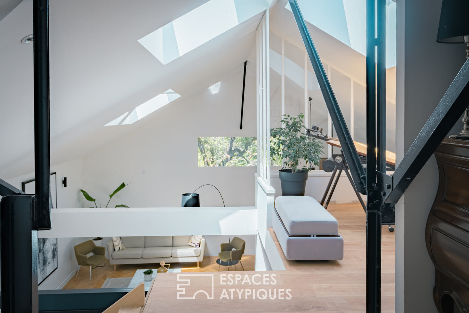Élégante réhabilitation de style loft