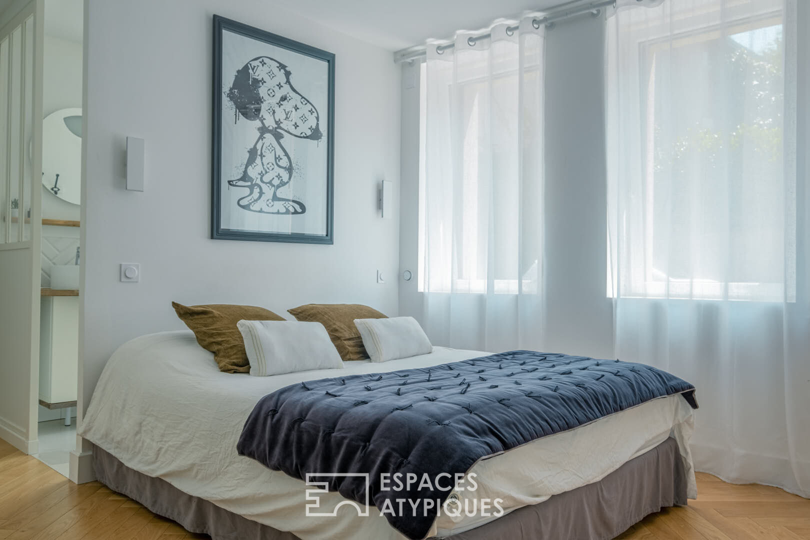 Élégante réhabilitation de style loft