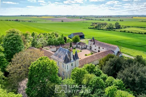 Grand Manor and its outbuildings