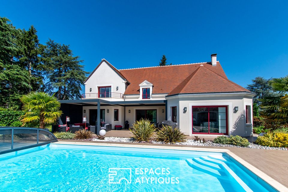 Elégante villa avec piscine