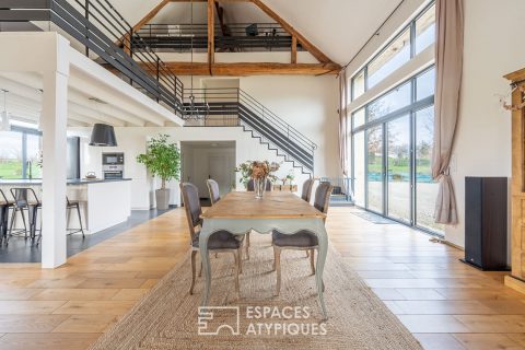 Renovated barn on the edge of the fields