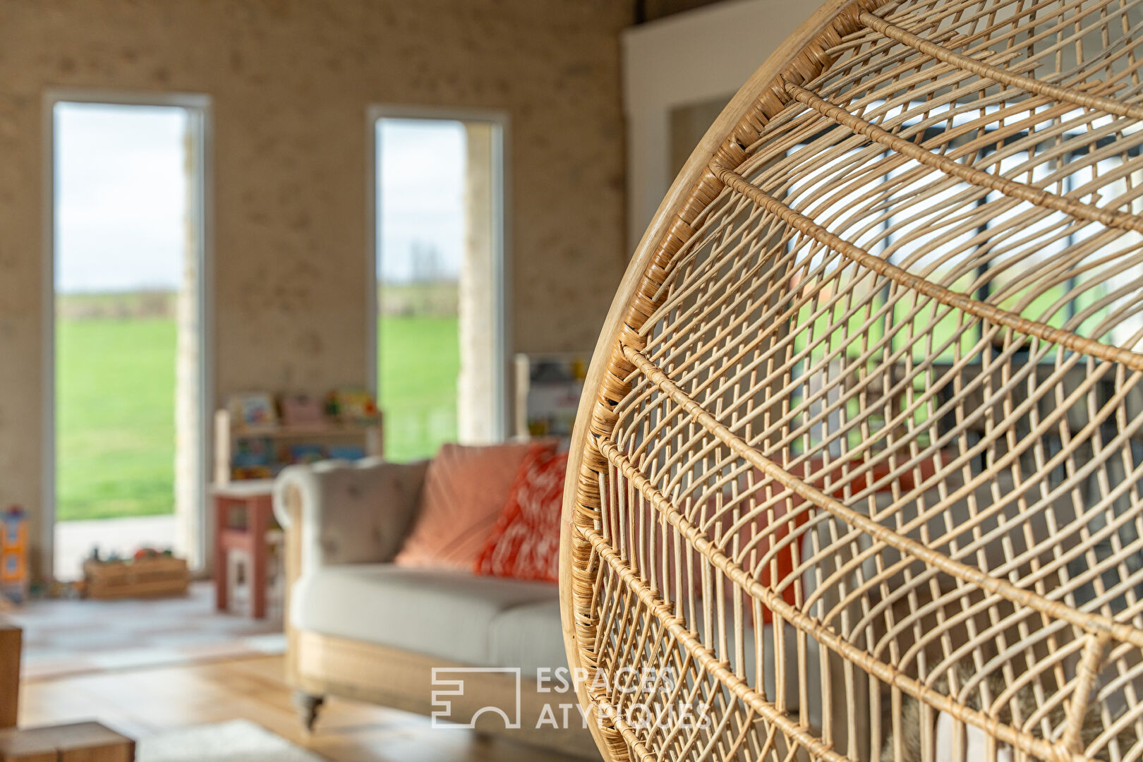 Renovated barn on the edge of the fields