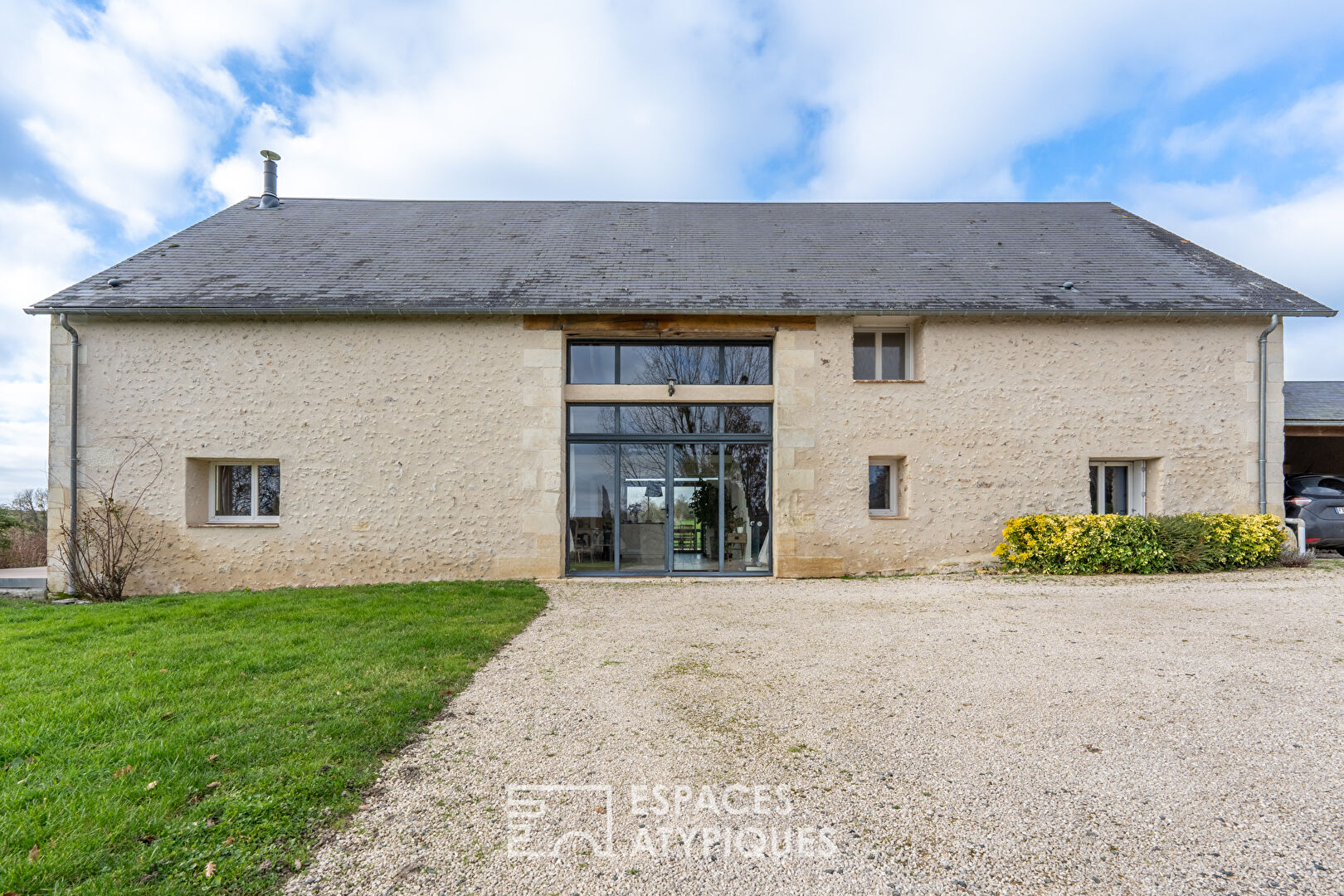 Renovated barn on the edge of the fields