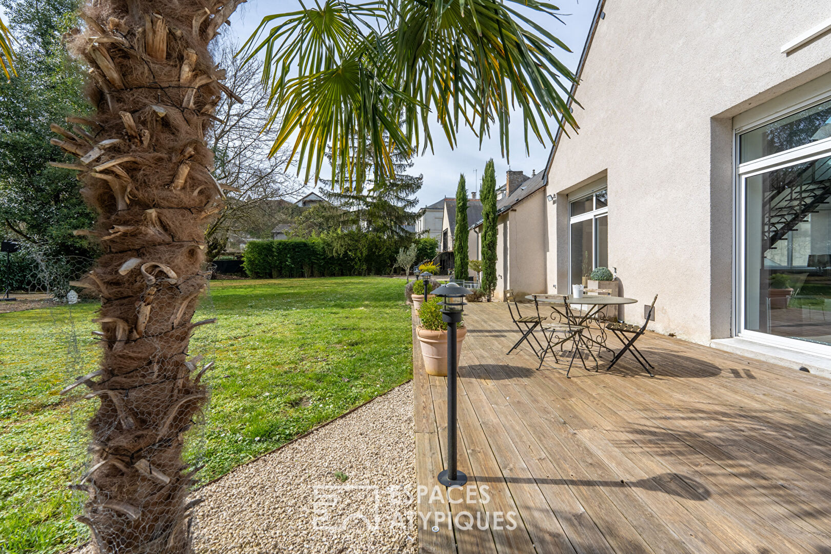 Propriété contemporaine au bord de l’Indre