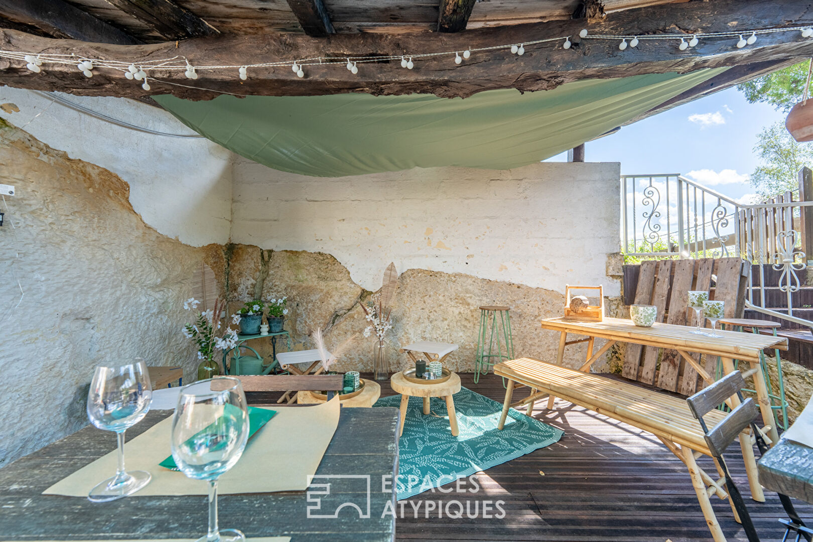 Restaurant pizzeria en troglodyte à Loches