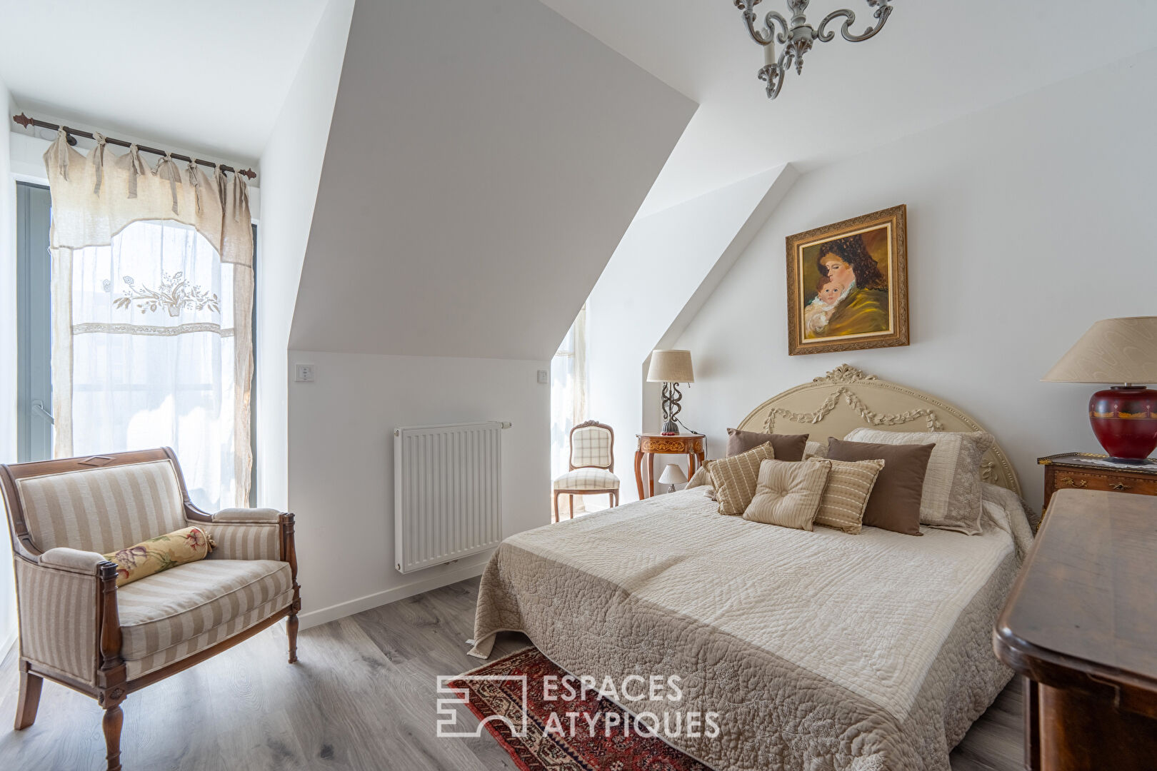 Appartement en dernier étage avec terrasses et parkings