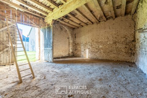Anciennes écuries d’un château