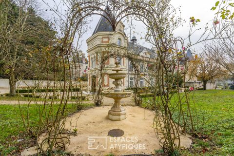 Appartement dans un château rénové avec piscine intérieure