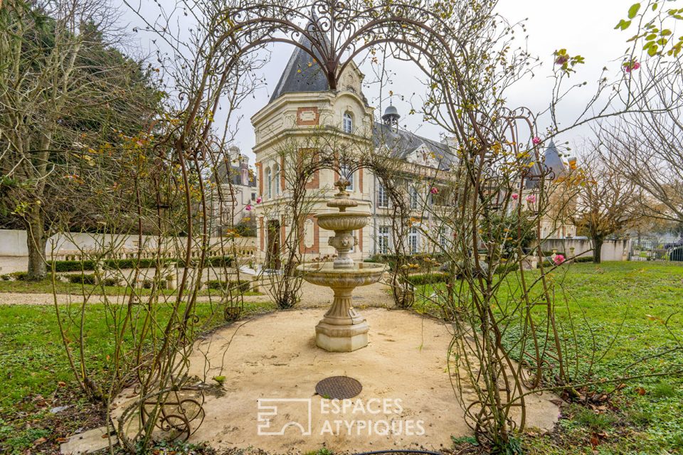 Appartement dans un château rénové avec piscine intérieure