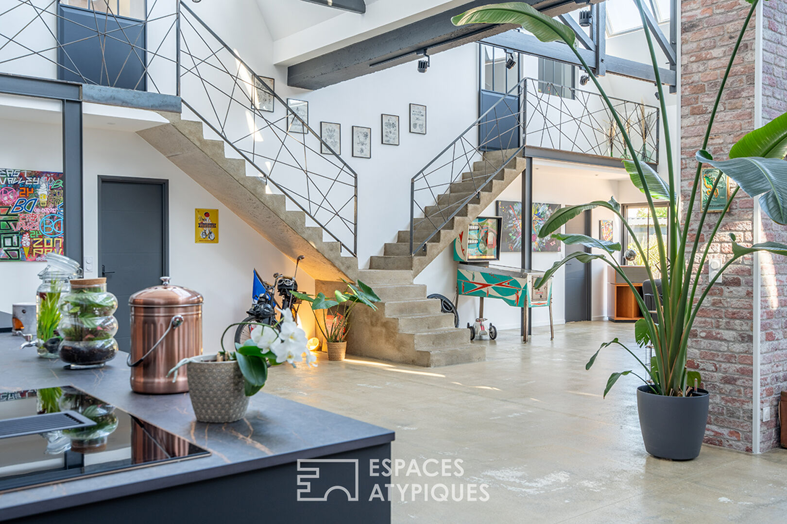 Loft d’architecte dans un ancien garage industriel