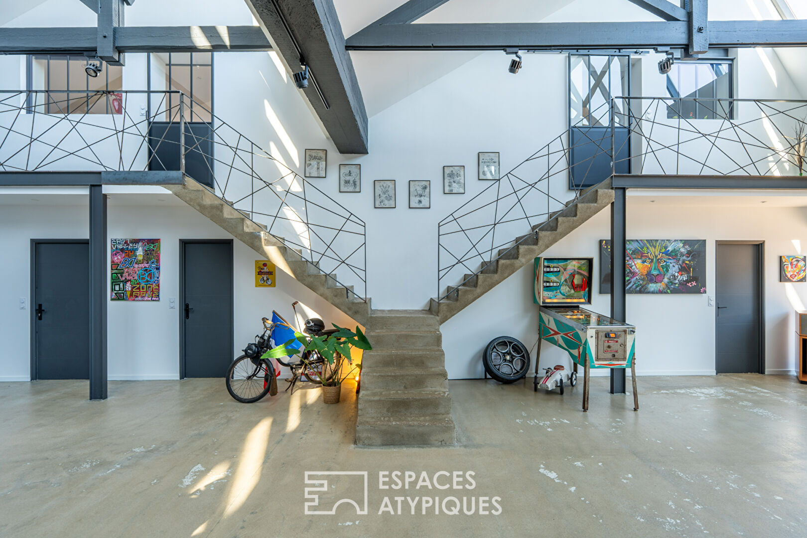 Loft d’architecte dans un ancien garage industriel
