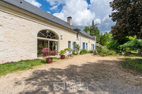 Longère de charme et jardin arboré