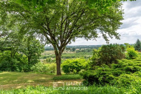 Maison d’architecte avec vue panoramique sur la Loire