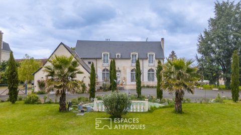 Demeure singulière avec chambres d&rsquo;hôtes et jardin paysagé à 15 minutes de Tours