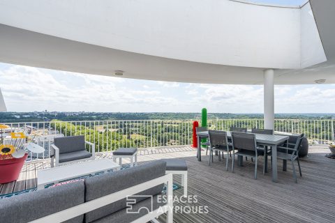 Apartment with panoramic view on the top floor