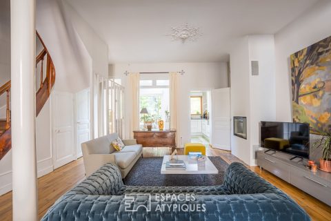 Particulier tourangeau avec jardin arboré dans un quartier recherché de Tours