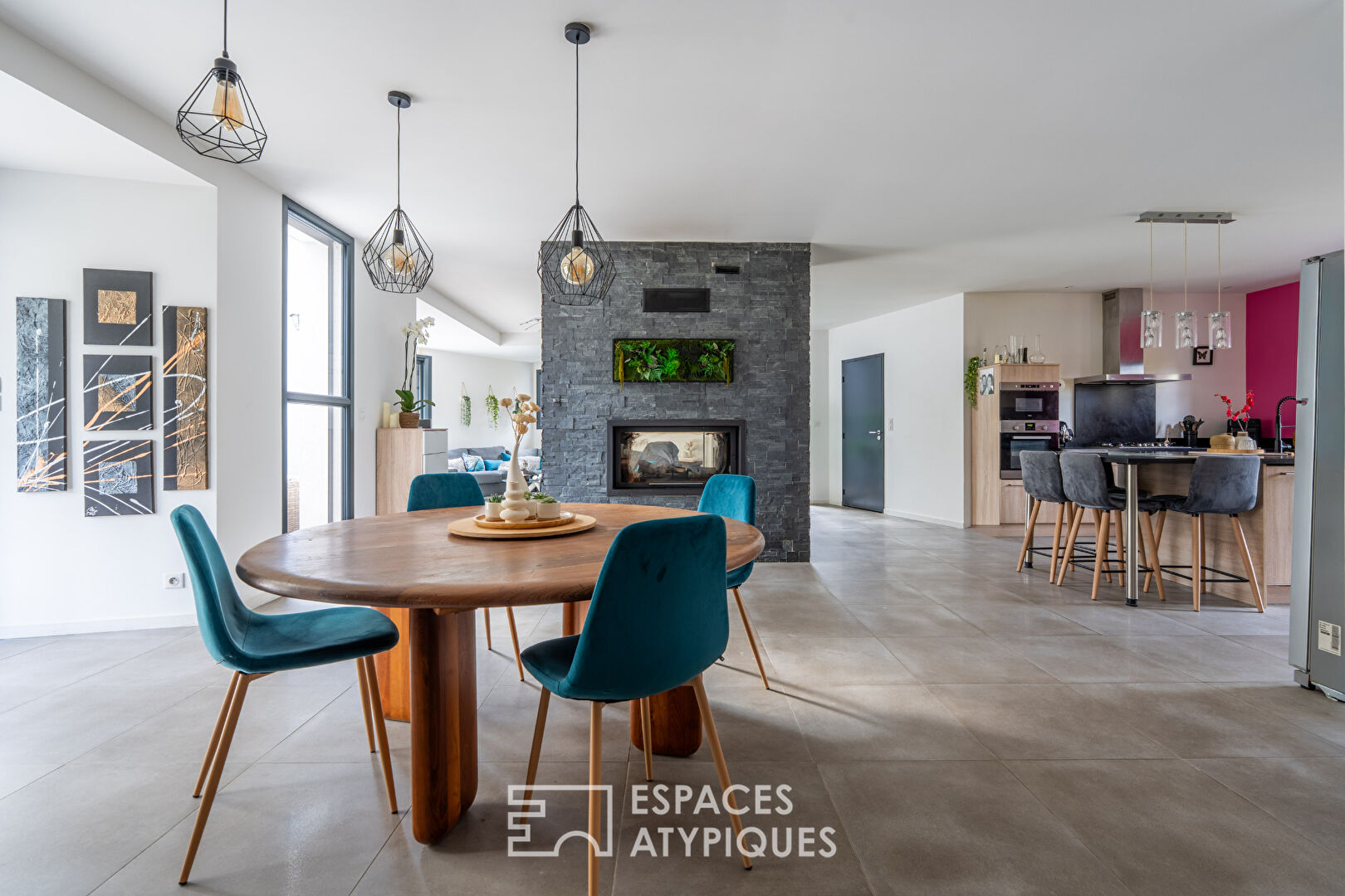 Havre contemporain avec piscine et appartement indépendant