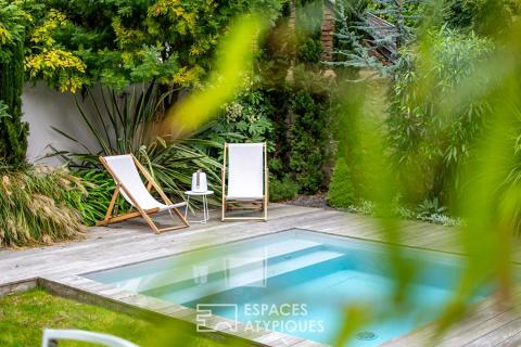 Maison contemporaine avec piscine