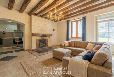 Maison de charme et gîte indépendant au coeur d&rsquo;un hectare préservé