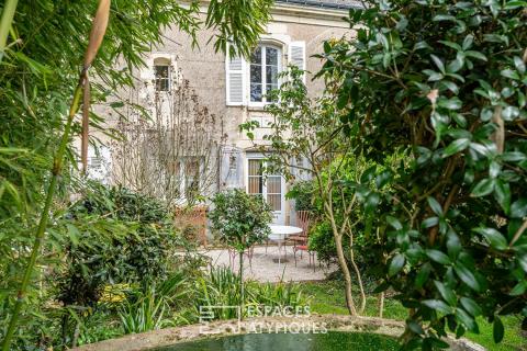 Demeure de maître avec maison d&rsquo;amis en coeur de bourg