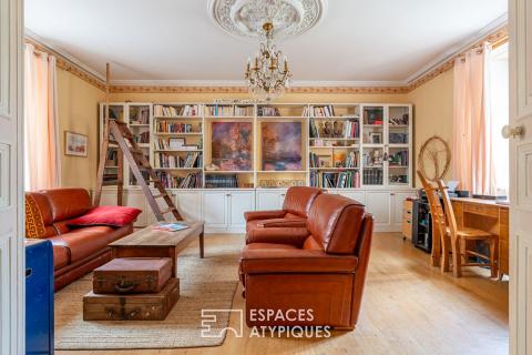 Demeure de maître avec maison d&rsquo;amis en coeur de bourg