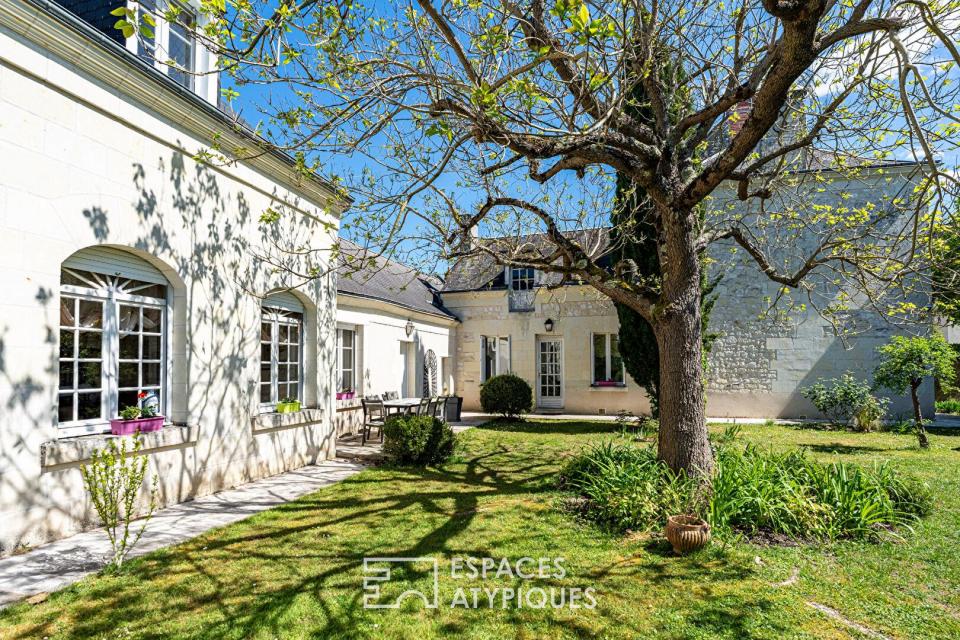 Maison familiale avec piscine au coeur de la Touraine