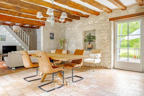 Longère de charme et ses dépendances au bord de Loire