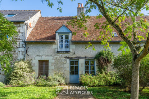 Ancien corps de ferme rénové avec gîte au coeur de la vallée de la Vienne