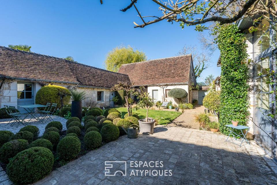 Maison de charme dans son ecrin de verdure