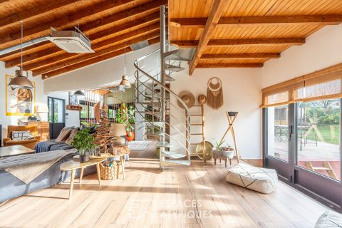 The architect’s house with an industrial and modernist spirit