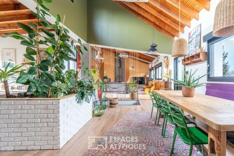 The architect’s house with an industrial and modernist spirit