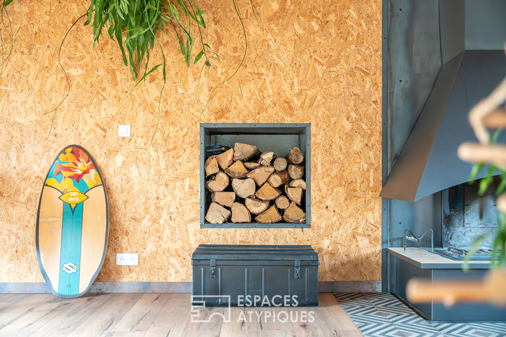 The architect’s house with an industrial and modernist spirit